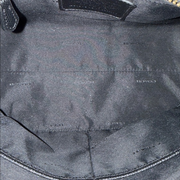 Coach Black Satchel Bag with crossbody strap - Picture 8 of 13